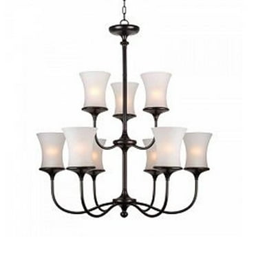 Cielo 8lt Chandelier Com Cielo 8lt Chandelier Com, Portfolio Nine Light Chandelier Installation