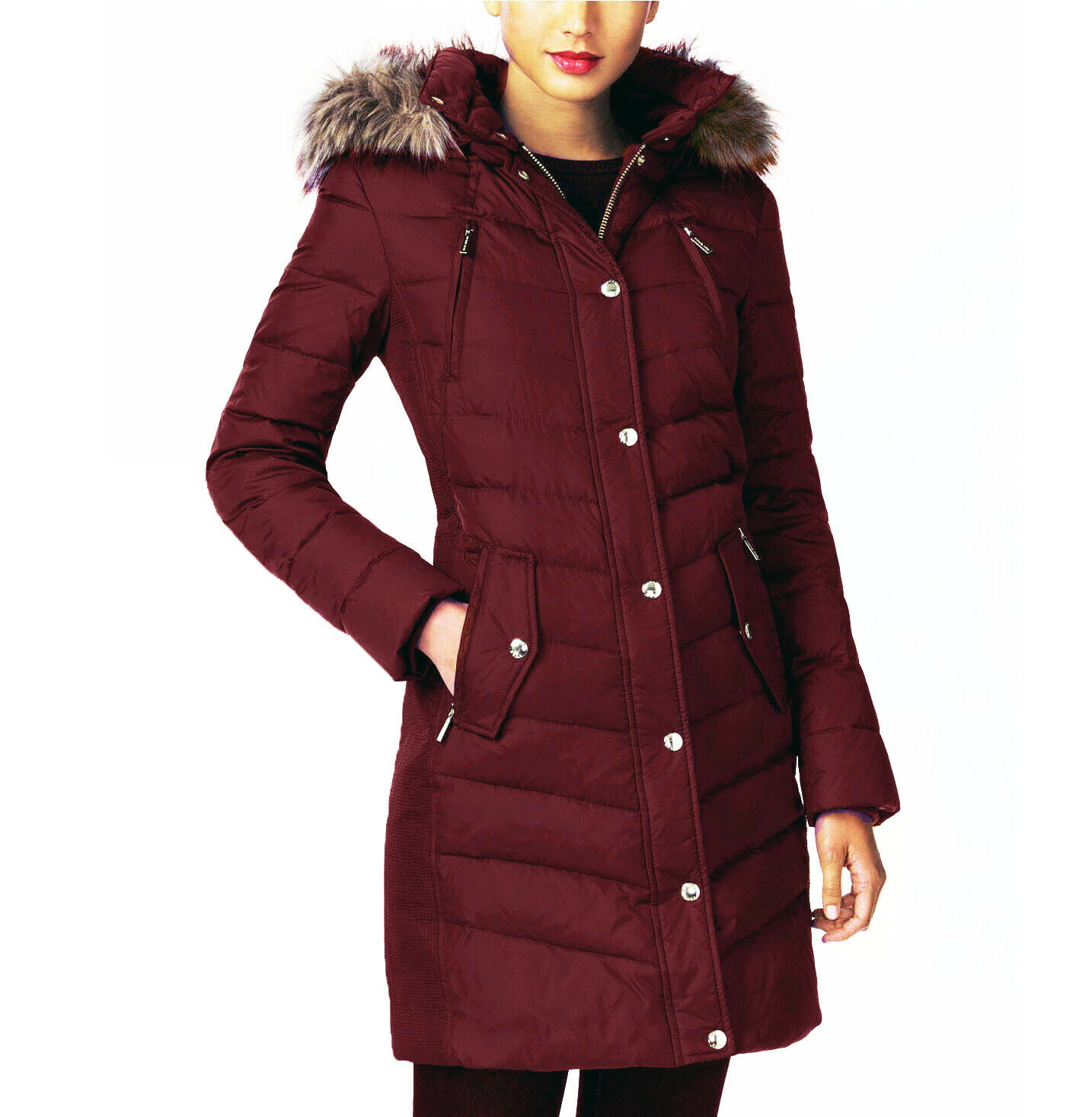 Michael Kors Faux-Fur-Trim Hooded Puffer Coat, Created For Macy's Reviews Coats  Jackets Women Macy's 