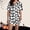Black, variant on Nightgown Sleepwears for Women Two-Piece Short Sleeve Tops and Short Pants Halloween Theme Printed Decoration Button Down Loungewear for Indoor Relax Yoga XXXL White