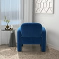 thumbnail image 6 of SEYNAR Mid-Century Modern Velvet Upholstered Accent Chair,Elephant Trunk Lounge Chair for Living Room(Navy), 6 of 6