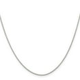 thumbnail image 6 of Auriga Fine Jewelry 925 Sterling Silver 0.95mm Diamond-cut Round Spiga Chain Necklace 18inch for Women, 6 of 6