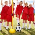 Jiyike Folding Soccer Pole Football Agility Pole Football Agility