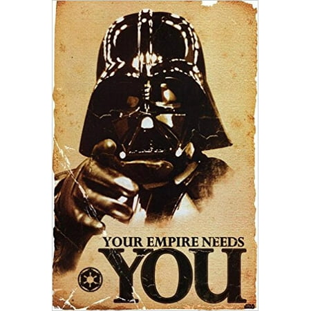 Star Wars -Darth Vader Your Empire Needs You 36x24 Movie Art Print Poster