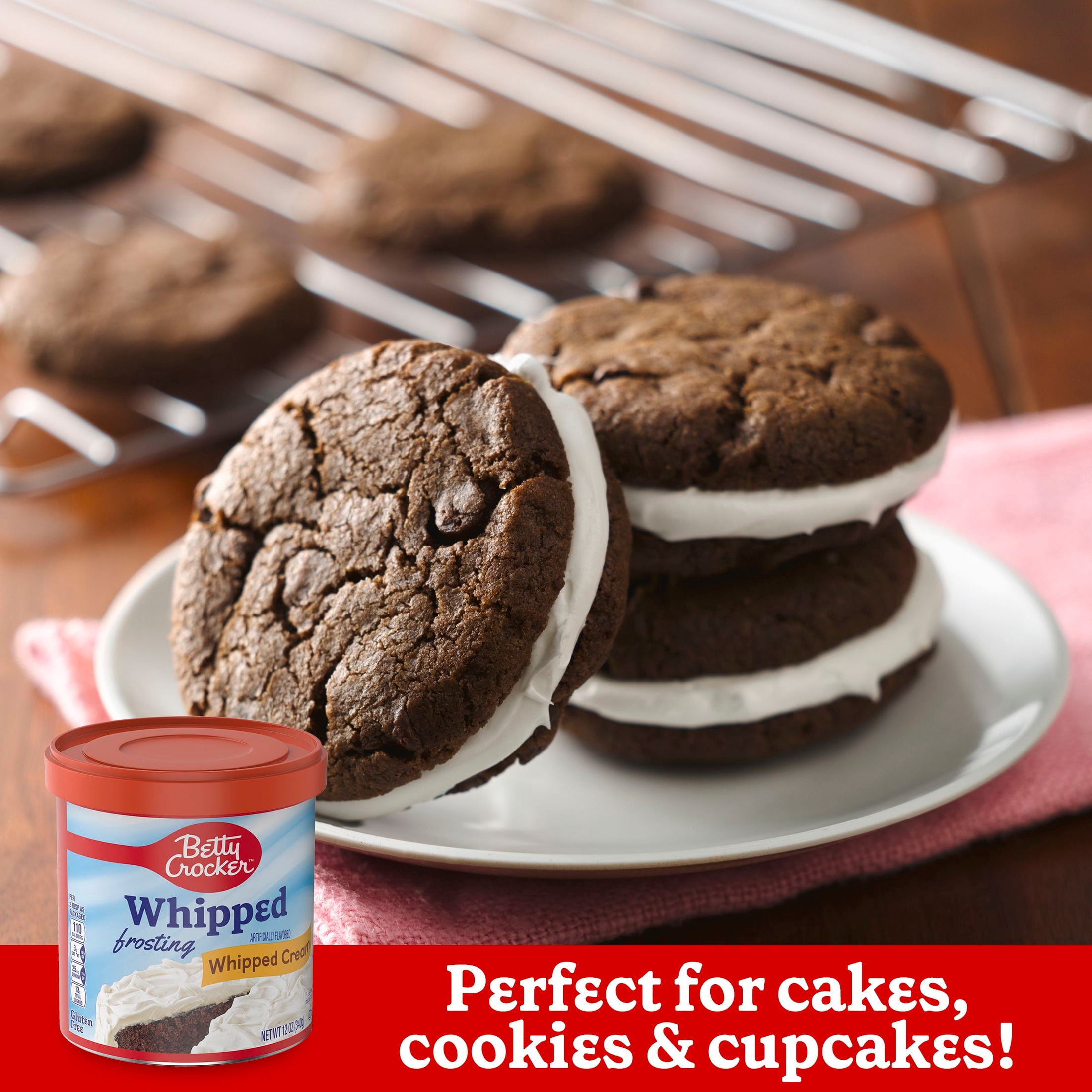 Betty Crocker Whipped Cream Frosting, Gluten Free, 12 oz
