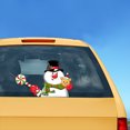 thumbnail image 4 of Riwesomey Etiqueta engomada del limpiaparabrisas de la ventana trasera del coche de Papá Noel estilo de coche de Navidad divertido brazo que agita las Automoción decorativa y accesorios No.17 Riwesomey VI1434-17B, 4 of 6