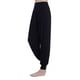 thumbnail image 2 of EeaseMX Pantalones de yoga para mujer, holgados, largos y cómodos, para danza del vientre, talla XL (negro), 2 of 7