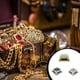 thumbnail image 5 of Seitruly Soporte de exhibición de joyería Solar ABS, soporte portátil, modelo de reloj giratorio con batería, accesorios de Base de Accesorios para fotos Oro, 5 of 6