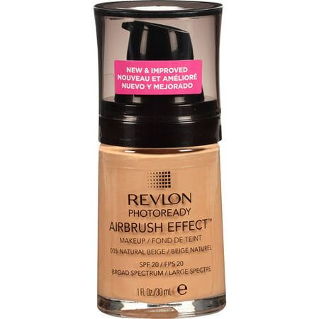 Revlon PhotoReady Airbrush Effect Makeup, Natural Beige, 1 fl (Best Cheap Airbrush Makeup)