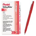 thumbnail image 2 of Bolígrafo Pentel R100B Rolling Writer 0,8 mm Red Dozen, 2 of 3