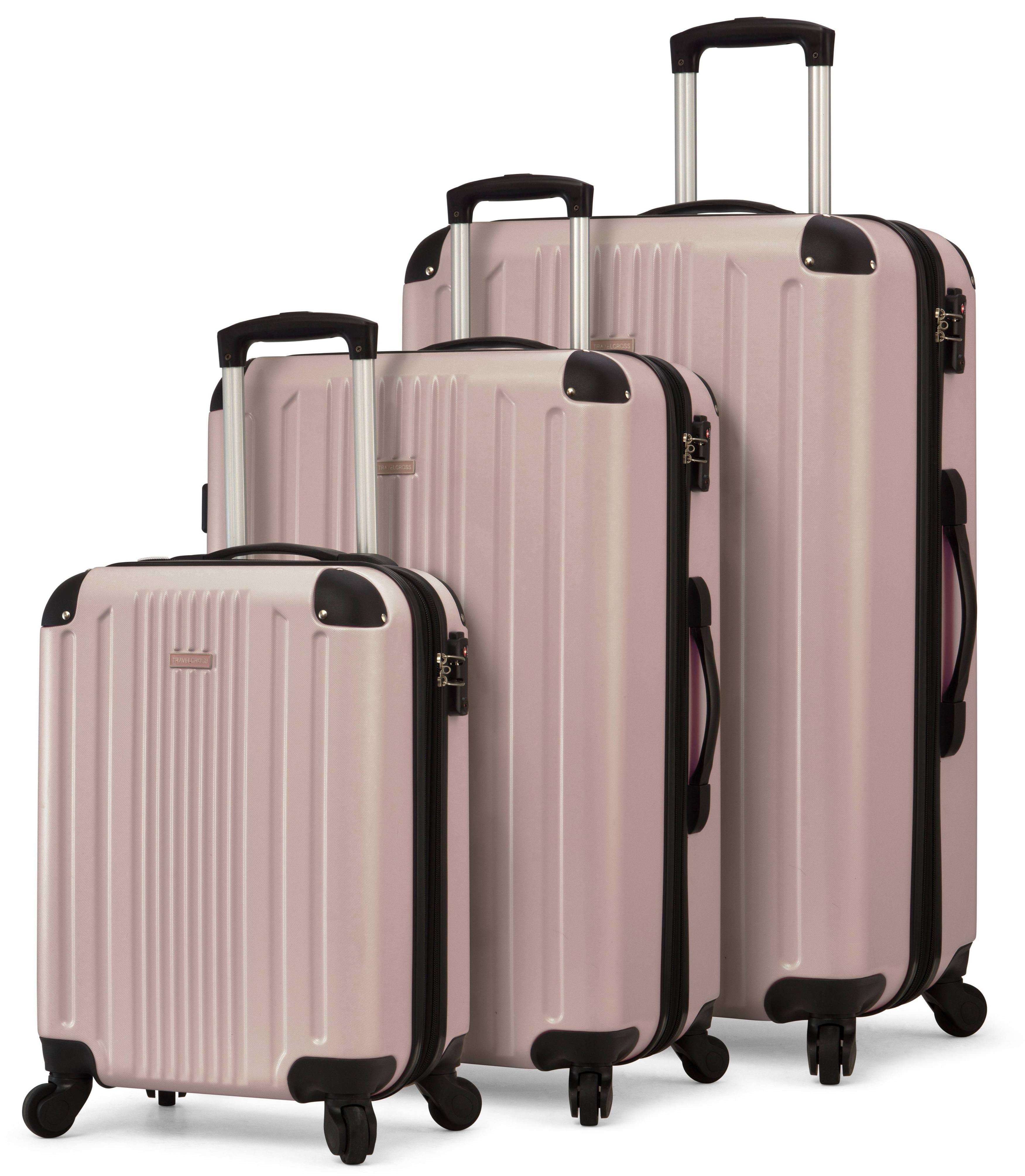 TravelCross - TravelCross Milano Luggage 3 Piece Lightweight Spinner ...
