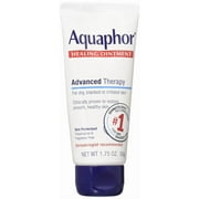 Aquaphor Healing Ointment Advanced Therapy Skin Protectant for Dry Cracked Irritated Skin, 1.75 oz Tube (Pack of 3)