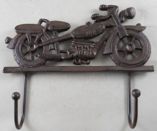 Cast Iron Motorcycle Coat Rack 