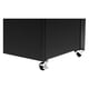 thumbnail image 4 of 71x46x16in steel raised garden cama con trellis privacy screen - planter box con lockable casters y drainage holes para vines y vegetables on patio, deck o yard (negra), 4 of 7