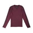 thumbnail image 1 of Alfani Mens Textured LS Basic T-Shirt, Red, X-Large, 1 of 2