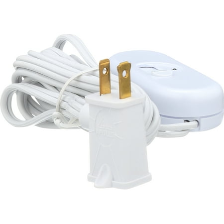 White Slide Dimmer - AmerTac 4010W Westek Indoor Plug In Table Top 300W Dimmer Slide, White