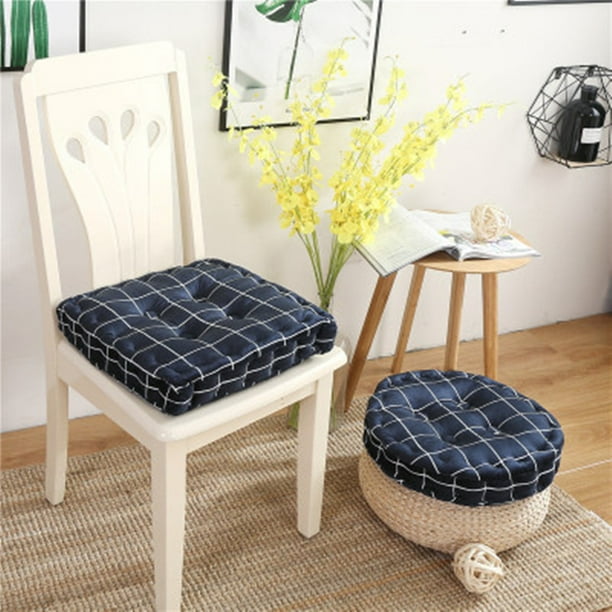 16 Inch Chair Cushion Round Seat Pads Square Thicken For Home Office Dinning Solid Color Indoor Outdoor Pad 1 Pcs Com Chair Cushion Round Seat Pads, 16 Inch Round Outdoor Seat Cushions