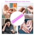 thumbnail image 3 of Toyvian Family Pill Organizer Daily Pill Organizer Pink 1 Set, 3 of 8