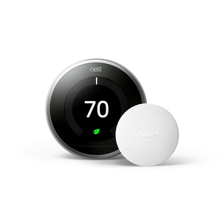 Google - Nest Temperature Sensor (3-Pack) - White