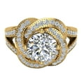 thumbnail image 4 of 1.35 CT Diamond Knot Halo Engagement Ring 14K Gold (G,SI), 4 of 5