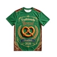 thumbnail image 4 of Bibifish Mens T Shirts Short Sleeve Crew Neck Pretzel Oktoberfest Print Tees German Festival Vintage Casual Daily Tops, 4 of 4