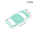 thumbnail image 2 of Uxcell Chair Cell Phone Stand, Candy Color Mobile Phone Holder, Multi Angle Mini Folding Chair Cradle, Green 2 Pack, 2 of 6