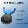thumbnail image 2 of Teeth Whitening Light,10X More Powerful Blue Led Light Connected with USB, Non-Battery Teeth Whitening LED Light in Home Use (Black), 2 of 6