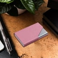 thumbnail image 3 of Stainless Steel PU Card Aluminum Card Holder, 3 of 5