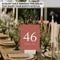thumbnail image 3 of Koyal Wholesale Terracotta Wedding Table Numbers 41–60, 4x6 Seating Cards, 3 of 3