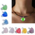thumbnail image 6 of Handmade Crystal Glass Wing Heart Necklace Pendant Multi Use Jewelry Accessories, 6 of 19