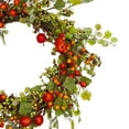 thumbnail image 3 of Northlight Apples and Berries Artificial Fall Harvest Wreath - 22 Inch, Unlit, 3 of 4