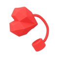 thumbnail image 2 of Cubierta Paja Diamante PVC Tapas 10 Mm para 30 Y 40 Onzas () Rojo, 2 of 3