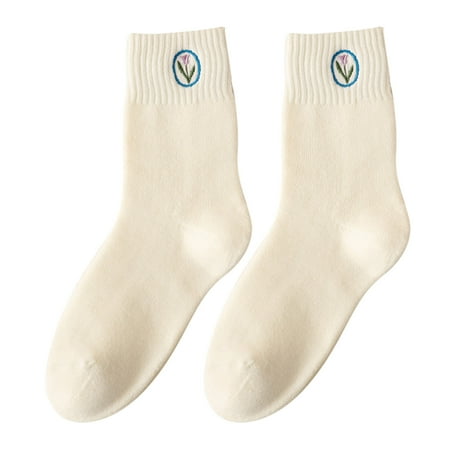 

Yinguo Purple Thick Socks Women Middle Tube Socks Autumn And Winter Plus Velvet Thick Warm Cotton Towel Socks