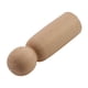 thumbnail image 5 of 100 Piezas 65 mm Munecas de Clavija de Madera Sin Terminar Pequena Muneca de Madera Cuerpos Personas Decoraciones,Color de Madera, 5 of 5