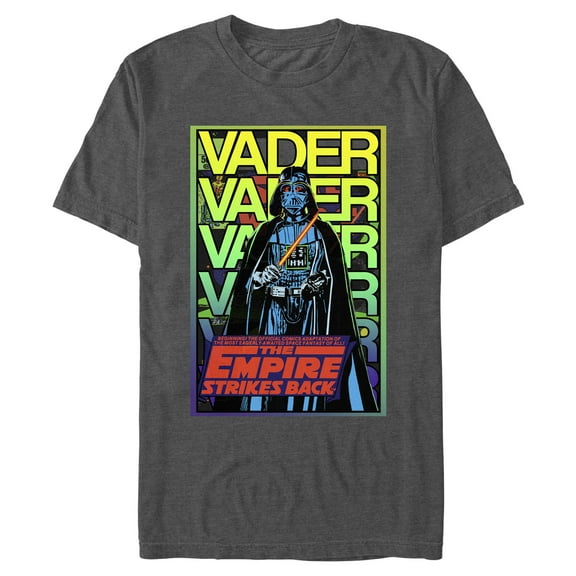 Mens Star Wars Vader Strikes Back T Shirt