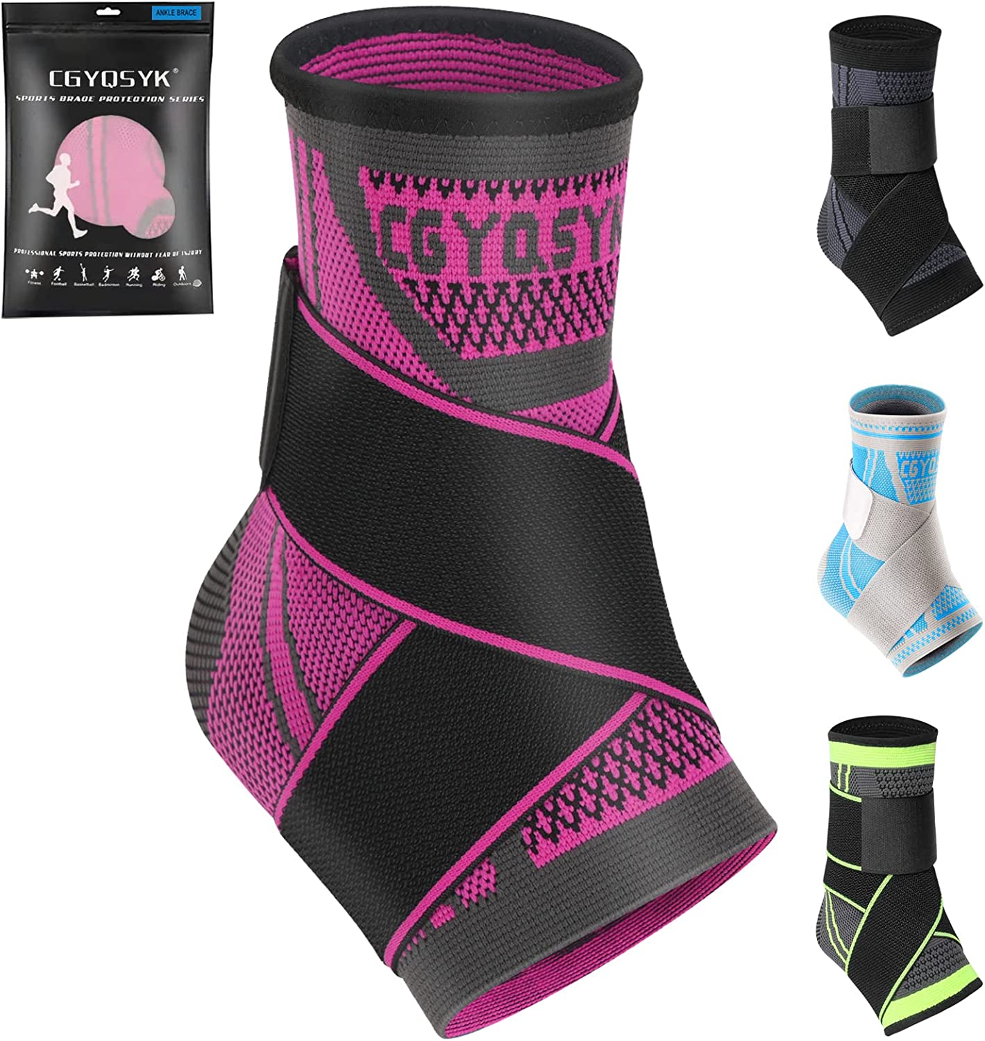 Updated Ankle Brace for Women & Men Plantar Fasciitis, Ankle Support Ankle compression Sleeve