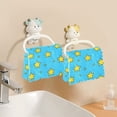 thumbnail image 6 of Yellow Star Pattern Dish Towels 6 Pack Kitchen Cleaning Dish Cloths Absorbent Reuseable Cleaning Cloths 11'' x 11'', 6 of 9