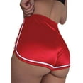 thumbnail image 1 of TWZH Women Colorblock High Waist Elastic Sport Fitness Casual Shorts, 1 of 2