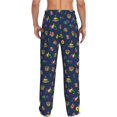 thumbnail image 6 of Mens Pajama Pants, Mardi Gras Carnival Soft Sleep & Lounge Pants for Men, Cuteness Casual PJ Bottoms Pants with Pockets, 6 of 7