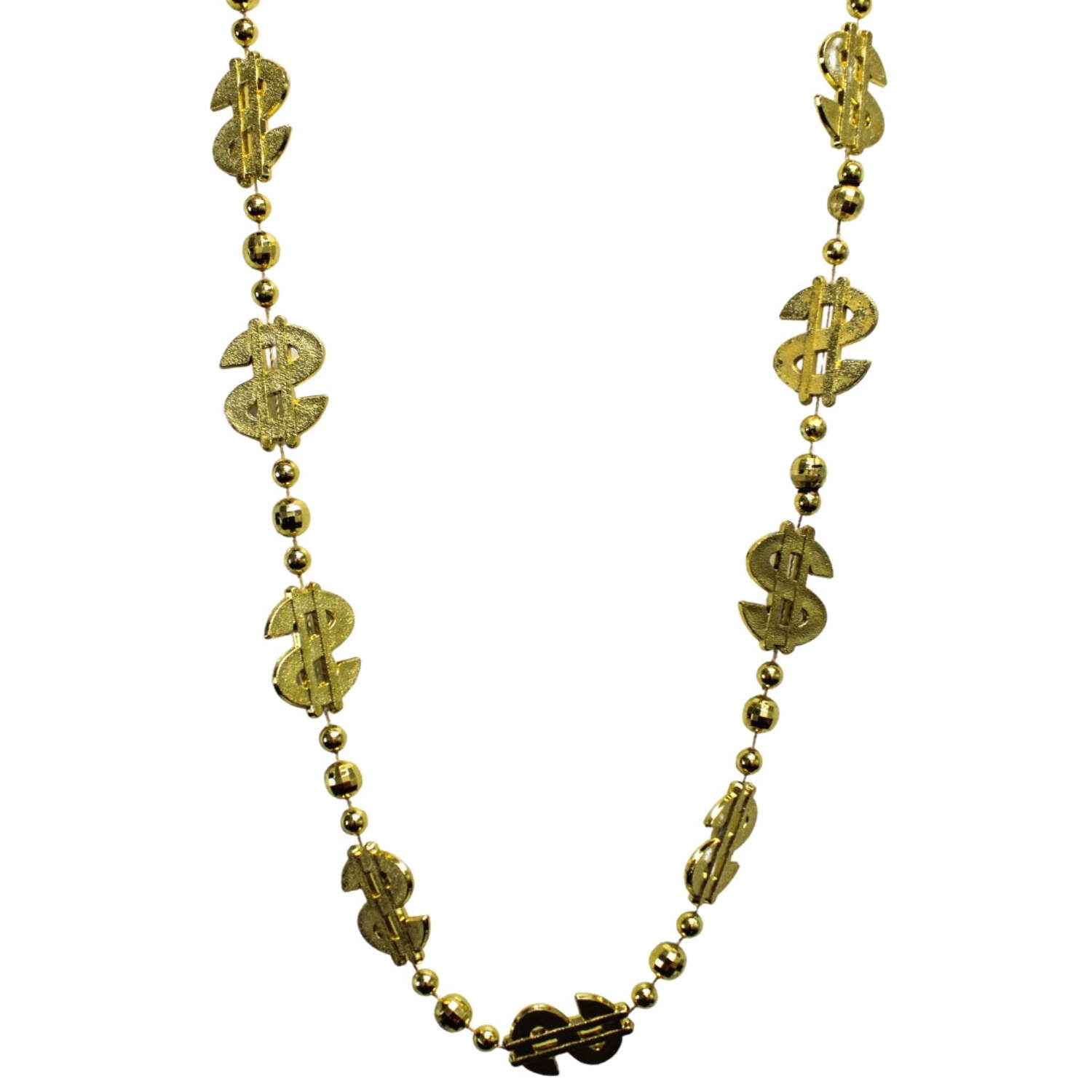 Gold Dollar Sign Necklace | Party Expert