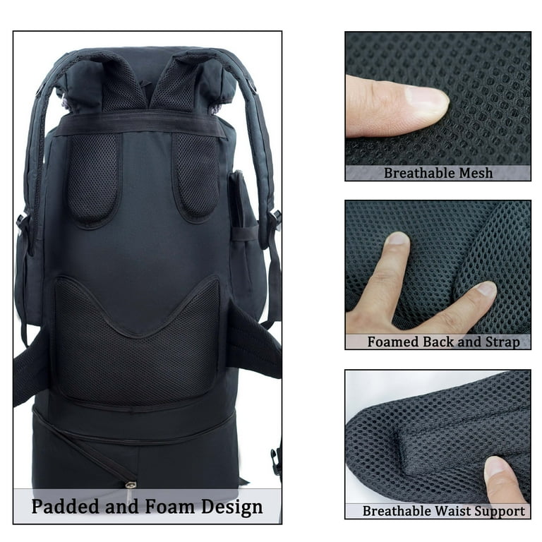 100l Travel Hiking Backpack with Rain Cover,Hiking Daypack for Outdoor Sport,Backpack Water Resistant,Tactical Backpack for Men Women 100l Travel Hiking Backpack with Rain Cover,Hiking Daypack for Outdoor Sport,Backpack Water Resistant,Tactical Backpack for Men Women