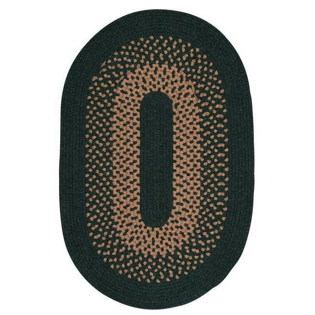 Colonial Mills MD64R072X108 6 x 9 ft. Madison Wool Blend Area Rug, Alpine Green