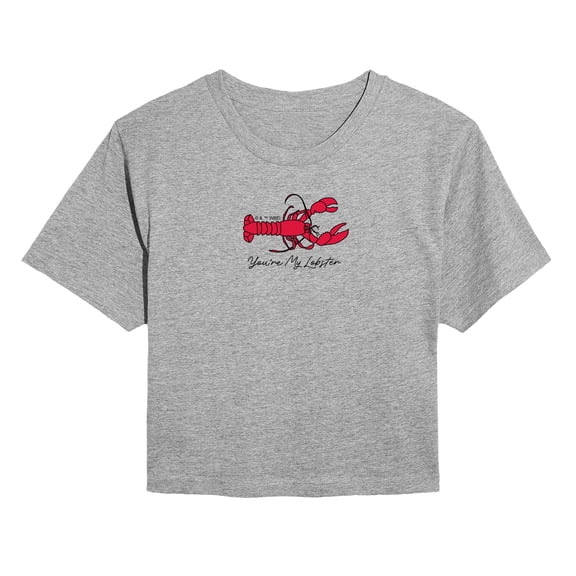 Friends - You're My Lobster - Juniors Cropped Graphic T-Shirt