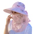 thumbnail image 2 of Women's Large Brim Sun Hat All-Weather Protection Breathable with Face Shade Versatile Sun Protection Hat, 2 of 8