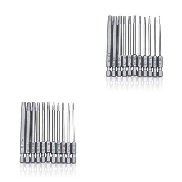 Juego de puntas de destornillador Kenally 11 piezas 100 mm para carpintería de acero de aleación
