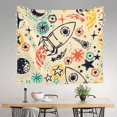 thumbnail image 2 of Yiaed Rockets Print Tapestry for Bedroom,Tapestry Wall Tapestries, Tapestry Aesthetic for Living Room Dorm Room 51" X 60", 2 of 6