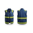 thumbnail image 2 of Chaleco Brigadista Azul – Alta visibilidad, reflectante, personalizable, 2 of 4