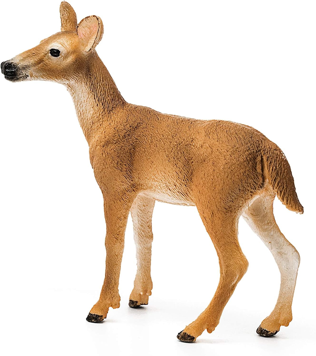 Schleich Wild Life -White-Tailed Doe Deer Figurine - Forest Animal Figures for Boys and Girls - Kids Ages 3+