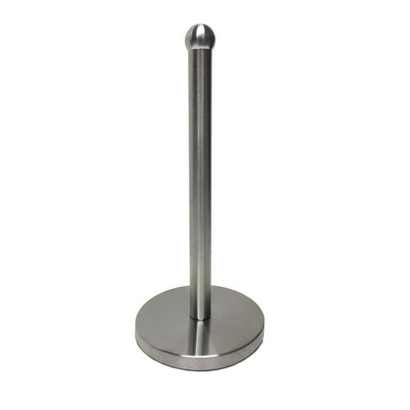 Linen Store Stainless Steel Matte Paper Towel Holder With Anti-Slip Pad