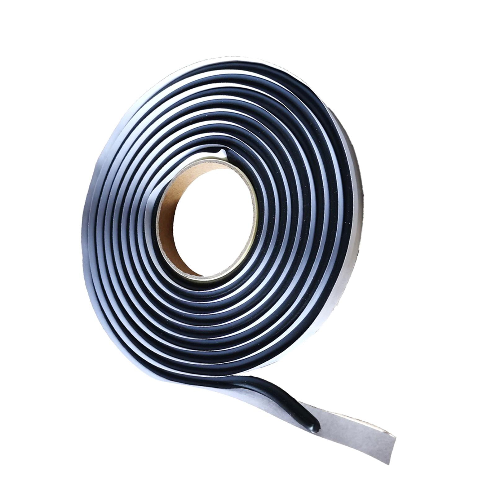 Zxpjkyu Butyl Sealant Tape Butyl Rope Butyl Rubber Sealant for RV Window Door Windshield 8mm