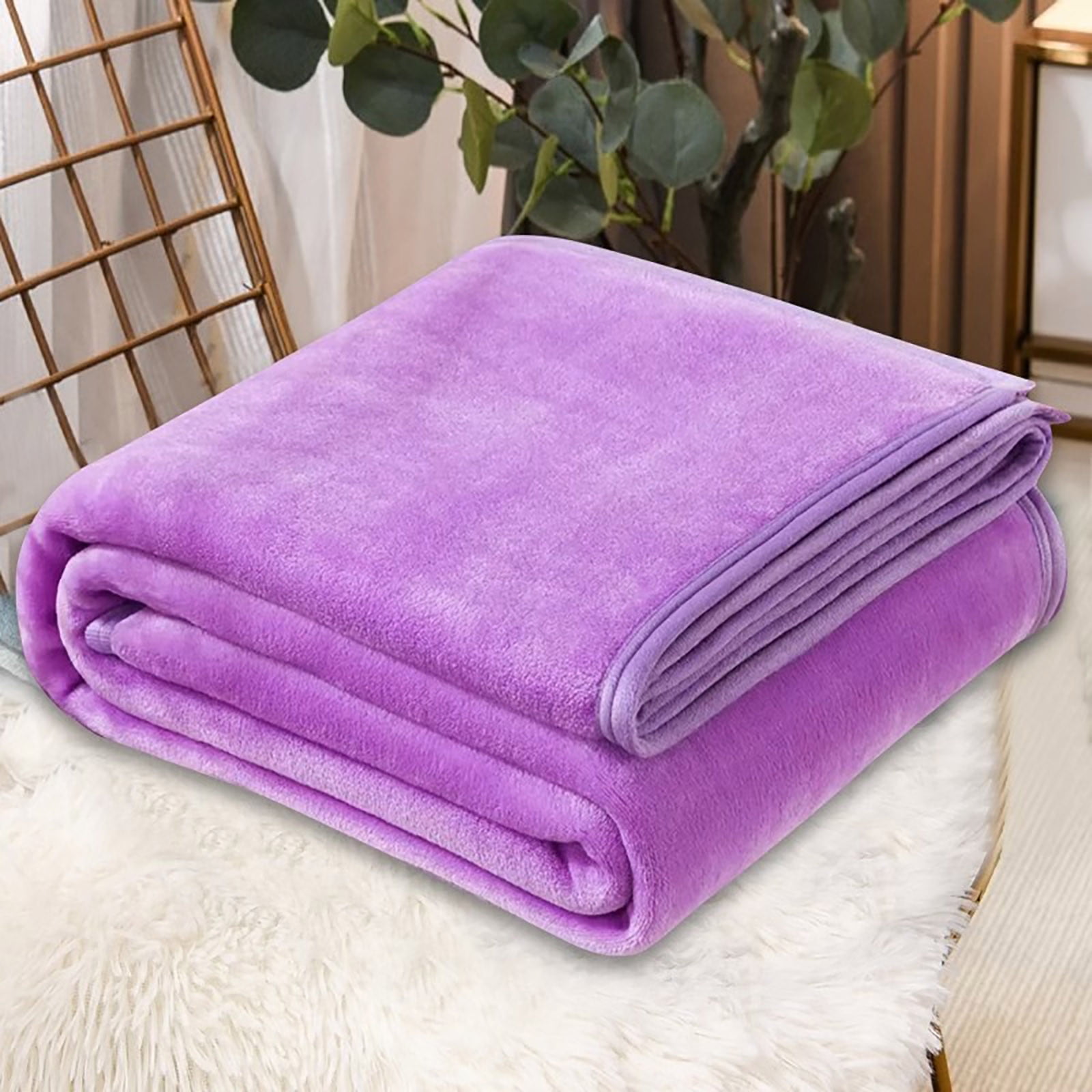 Serviette de bain microfibre ultra douce vert clair taille XL 110 x 175